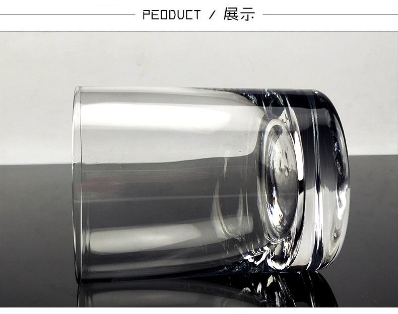 高档水晶玻璃水杯、漱口杯、刷牙杯、威士忌杯