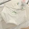 Pantaletas de Hilo de Seda para Niña Estilo Japonés, Delgadas, de Cintura Media, Tallas Grandes, Transpirables, Entrepierna de Algodón Puro, Sin Costuras, Sexy para Mujer, En Stock