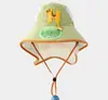 Ventilador a Energia Solar Chapéu de Sol Infantil, Chapéu de Sol com Bloqueio UV para Meninos e Meninas, Apito de Carregamento USB, Aba Larga com Proteção para Pescoço