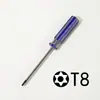 Chave de Fenda Pequena de Cabeça Chata em Formato de Flor de Ameixa Perfurada T8T9T10 em Y Cruzada Ferramenta de Desmontagem para Console de Jogo Xbox360