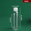 Botella de plástico transparente de 10, 20, 30, 40 y 100 ml con tapa, subbotella fina de alto contenido líquido, botella de pigmento, botella de muestra