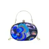 Bolso de mano para banquetes de lujo ligero transfronterizo, bolso para vestido Qipao, bolso de mano de noche con lentejuelas de moda, bolso de hombro, bolso cruzado, bolso para mujer
