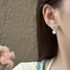 Pendientes de girasol coloridos de circonita y perla para primavera y verano, estilo francés, vintage, de alta gama, de lujo ligero, con temperamento, para mujer