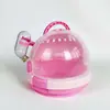 Gaiola de Hamster Panorâmica Transparente Totoro Gaiola Externa para Hamster Espinhoso Respirável Externa Gaiola Pequena Portátil para Frango Luding