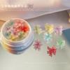 Famosos en Internet Decoración de Uñas Cinta Lazo Degradado Tridimensional Moldeado por Soplado Hecho a Mano Estilo Japonés Lindos Pendientes Accesorios Estilo Ins Producto Terminado