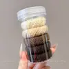 Cuerda Duradera para Trenzar el Cabello, Accesorio para el Cabello de Goma, Goma Elástica de Alta Gama Morandi, Cuerda Negra para el Cabello que No Aprieta, Cuerda de Cabello Colorida
