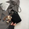 Moda Outono Bolsa de Celular Transversal Feminina 2025 Nova Bolsa Satchel de Nicho Bolsa Balde Nicho Estilo Coreano Bolsa Pequena de Moda