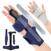 Férula para dedo, un soporte deportivo para el dedo, proporciona soporte y fijación para los dedos; dispositivo de fijación multi-dedo ajustable