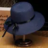 Sombrero para Mujer Verano Playa Viaje Ala Ancha Sombrero de Sol para Playa Protección Solar Sombrero de Paja Verano Casual Versátil Estilo Coreano Moderno