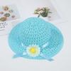 Set de Sombrero de Sol de Girasol de Verano para Niños con Bolso de Mano Sombrero de Paja para Proteger del Sol al Aire Libre Transpirable de Moda Sombrero de Playa