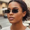 Moda Europea y Americana Sin Marco Borde Cortado Versátiles Gafas de Sol para Mujer, Estilo Callejero al Aire Libre Personalizado Protección Solar Tendencia Gafas de Sol Transfronterizas