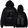 Modelo Nuevo 2025 Marca Independiente de Comercio Exterior Sudadera con Capucha de Hip-Hop Retro Rod Wave Sudadera con Cremallera Unisex