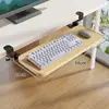 Bandeja para teclado para escritorio de computadora, bandeja extensible para teclado y mouse, tablero de extensión de escritorio, escritorio para juegos con longitud extendida