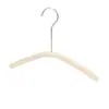 Tienda de Ropa Infantil con Logo Personalizado Perchas Acrílicas Infantiles Percha de Plástico Blanco Leche Puntiaguda Pinzas para Pantalones de Tienda de Ropa