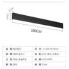 Luminária de Parede Listrada Minimalista Sala de Estar Quarto Tira de LED Luminosa Unilateral Lâmpada de Uma Palavra Lâmpada Linear de Linha