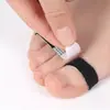 Correa elástica para dedos del pie Separador de dedos del pie Banda para día y noche Solapada Pulgar Valvulado Correa de estiramiento Tira de tela pequeña