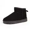 Novos Sapatos Outono Femininos Botas Curtas Acolchoadas Sapatilhas de Veludo Modernas Botas de Neve Quentes Botas Curtas 2025 Solas Grossas