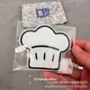 Parche para el pelo con gorro de chef de dibujos animados lindo para niñas, parche sin costuras para flequillo de frente, cinta mágica para peinar el cabello