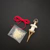 Clip de gusano rojo de fábrica cabeza de plástico cabeza de cobre clip de gusano rojo clip de lombriz de tierra clip de cebo suministros competitivos para exteriores al por mayor