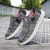 Outono 2024 Novo Comércio Exterior plus size Malha Soft Bottom Baixo Sapatos Casuais Estilo Simples Tênis Esportivos Masculinos para Corrida