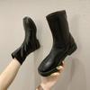 Botas Martin Botas Cortas Delgadas de Verano para Mujer Botas Individuales Botas Caña Corta