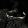 Pulsera de plata tailandesa Qianye abierta Ziwei Lingshan Flor fantasma pulsera personalidad original moda combinable estilo nacional hecho a mano