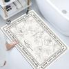 Alfombrilla Absorbente Suave de Tierra de Diatomeas Alfombrilla para Piso de Baño Alfombrilla de Entrada para Baño Inodoro Alfombrilla para Puerta Alfombrilla Antideslizante Absorbente de Secado Rápido