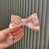 Horquilla para niña resorte rosa melocotón princesa accesorios para el cabello Corea del Sur lazo clip superior para niña diy hecho a mano tocado