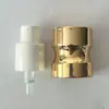 Bomba de Polvo de 18 Dientes con Boquilla de Spray Externa, Cubierta Exterior Dorada Galvanizada para Ceñir la Cintura, Cabezal de Bomba de Presión para Base/Loción en Stock