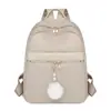 Nova Bolsa de Viagem ao Ar Livre para Estudantes Cor Sólida Moda Casual Versátil Simples Tendência Leve Bolsa Feminina para Computador para Negócios