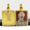 Imortal Taoísta Pintado à Mão Dourado Thangka Zhao Gongming Taiyi Taoísta Três Puros Pingente de Colar Thangka Atacado