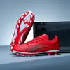 Nuevos zapatos de fútbol de corte bajo para niños con tacos largos y cortos para venta transfronteriza, adecuados para estudiantes de primaria y secundaria y adolescentes, zapatillas deportivas de entrenamiento, tallas 30-46