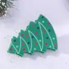 Pinza Navideña de Dibujos Animados Linda Pinza para la Parte Trasera de la Cabeza Media Cola de Caballo Pinza de Tiburón Pasador de Gorro de Muñeco de Nieve Accesorios para el Cabello Festivos