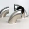 Fábrica para codo soldado de acero inoxidable 304 para coche de 90 grados Transferencia de tubería redonda accesorios de codo soldados decorativos