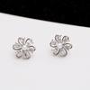 Pendientes estilo Tiktok con Circonita Giratoria y Perlas, Inspirados en Influencers, Pendientes con Pasador de Plata 925, Estilo Lujo Ligero