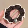 Elástico de Cabelo Versátil Estilo Coreano para Mulheres, Prendedor de Coque, Corda de Cabelo Elástica, Acessório de Cabelo de Desenho Animado
