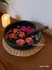 Cama de Belleza Estilo Tailandés con Lavabo para Lavado de Manos, Decoración de Spa, Lavabo para Lavado de Manos de Yoga, Cuenco Cerámico para Aromaterapia