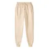 Calça de Moletom Unissex Transfronteiriça 19 Cores Leggings Leves Calça de Moletom Cintura Elástica Calça Skinny Calças Fábrica Mercadorias Atacado