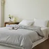 2026 Nueva Suave Mezcla 50% Algodón 50% Celulosa Reciclada Funda de Edredón de una Pieza Ropa de Cama