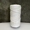 En Stock Cuerda de Algodón de Colores de 3 mm de Tres Hilos Cuerda Pura de Algodón para Tejido de Tapicería Rollos de 100.1 m de Cuerda para Manualidades Hechas a Mano