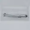 Pieza de Mano Dental de Alta Velocidad con Antirretorno Cromada de Acero con Luz de Cuatro Orificios Estándar Botón Pulsador de Tres Puntos Pieza de Mano para Taladro Dental