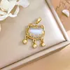 Colgante Nuevo Estilo Chino Cerradura Auspiciosa de Longevidad Accesorios para Joyería DIY Estilo Ins Simple Versátil Accesorios de Collar Suaves para Mujeres
