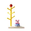 Suporte de Armazenamento Multifuncional com Galhos em Formato de Frutas de Desenho Animado para Mesa de Casa, Chaves, Fones de Ouvido, Relógios, Enfeites