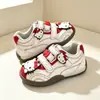 Zapatos Deportivos Infantiles de Lunares Nuevos Primavera y Otoño Zapatos Casuales Zapatos de Carrera Funcionales Suaves Antideslizantes para Niñas