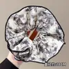 Ligas para el cabello estilo coreano, ligeras, con estampado de leopardo, elásticos para el cabello retro extragrandes, bandas elásticas para el cabello muy elásticas, scrunchies de moda para mujer