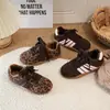 Tênis Retro Infantil Forrest Gump 2026 Outono/Inverno Novos Tênis Esportivos para Crianças de Porte Médio e Grande Casuais Versáteis com Forro de Lã Tênis de Treino Alemão
