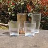 Taza de Vidrio Simple Estilo Ins Taza Rayada Taza de Café Taza de Té Simple Vaso de Agua Taza de Cerveza Coreana para Mujer Vaso de Jugo