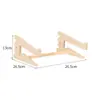 En stock Soporte Simple para Computadora Estante Elevado de Madera para Laptop Estante de Almacenamiento para Escritorio de Oficina Soporte para Laptop