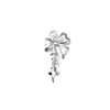 Pingente de Estrela Cadente com Franja em Prata Pura 999 Pingente para Pulseira DIY Acessórios de Material de Corda Tecida à Mão S1146