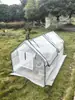 Gatos y perros callejeros refugio cálido a prueba de viento e impermeable para exteriores tienda para mascotas invernadero para cultivo de plántulas de suculentas cultivo de verduras